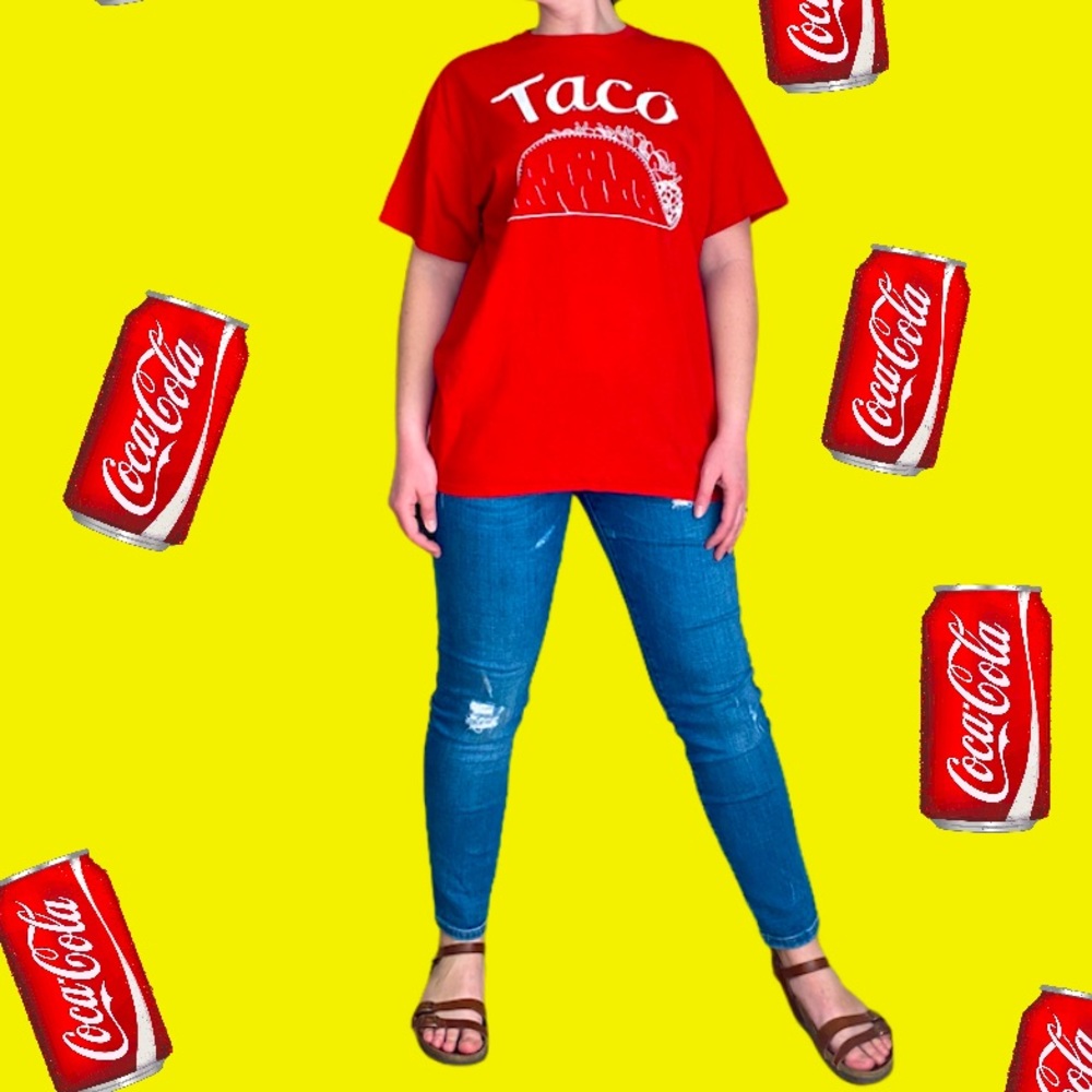 Awesome Taco Shirt 100% Cotton